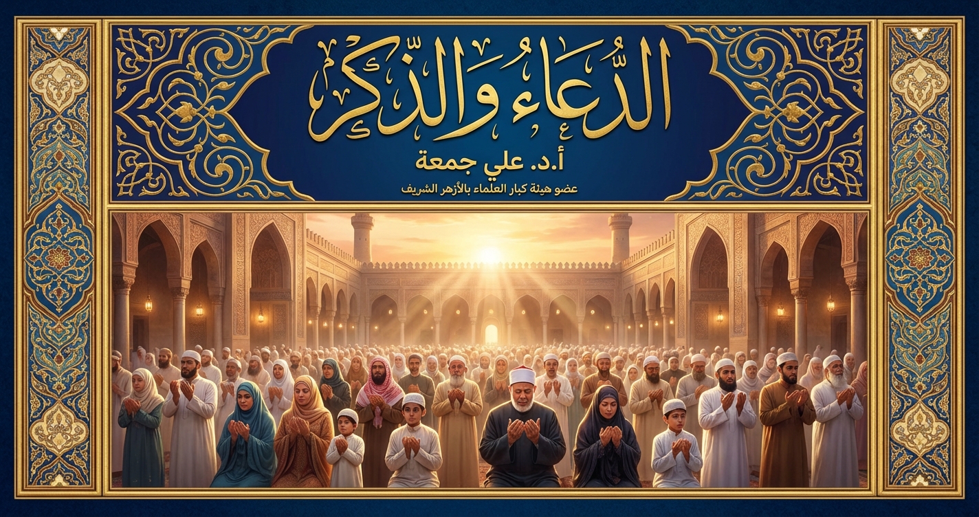 غلاف كتاب الدعاء والذكر